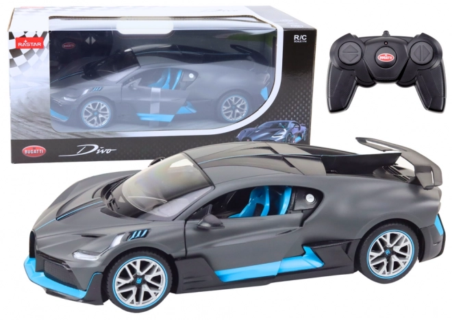 Závodné auto na diaľkové ovládanie Bugatti Divo s otváracími dverami 1:14