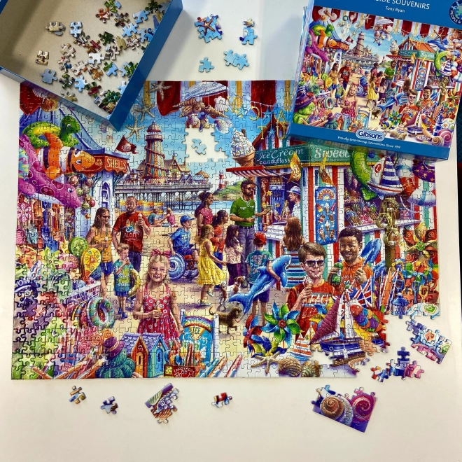 Puzzle Suvenýry Na Pláži 1000 Dielikov