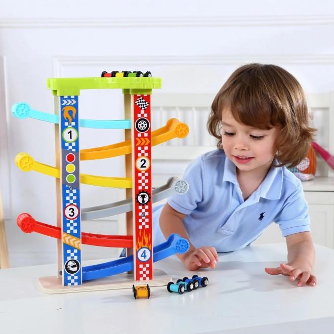 Tooky Toy Farebná šmýkačka pre autá
