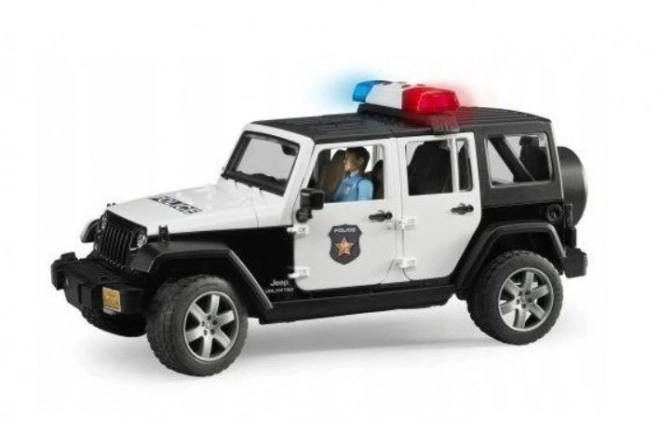 Jeep Wrangler Rubicon Policajný Auto s Figúrkou