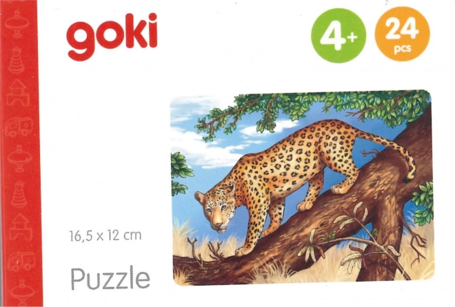 Drevené puzzle Africké zvieratá: Žirafy