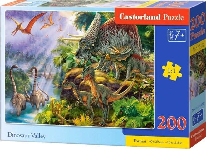 Castorland Puzzle Údolie dinosaurov