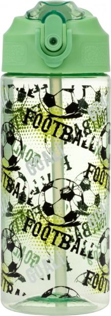 Tritanová fľaša s brčkom na pitie Futbal 500 ml