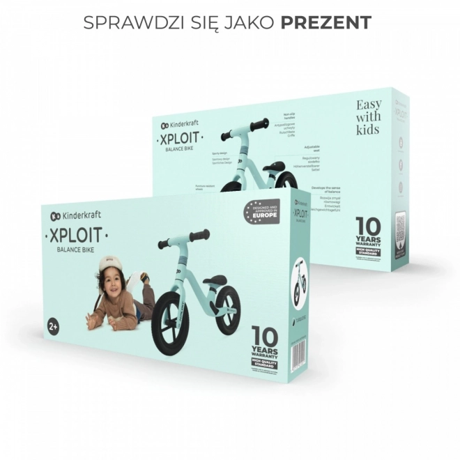 Bežecký bicykel Xploit tyrkysový