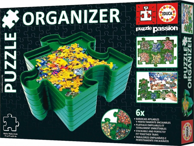 Organizér na puzzle