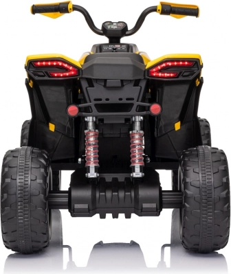 Žltá štvorkolka Fast Wheel
