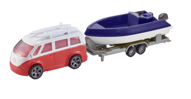Teamsterz karavan s prívesom a loďou