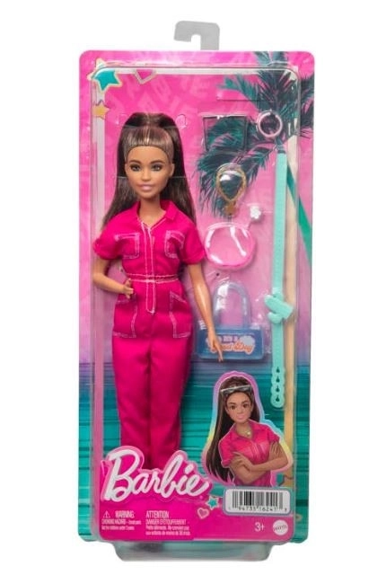 Barbie Deluxe módna bábika v elegantnom nohavicovom kostýme