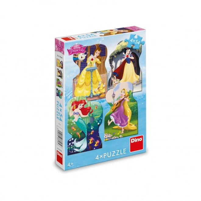 Puzzle Disney Princezné 4x54 dielikov