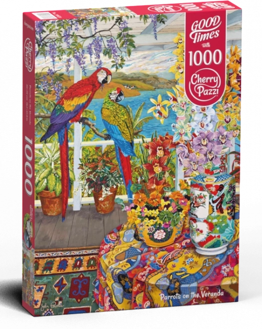 Puzzle Papagáje na verande 1000 dielikov