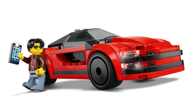 Lego City Červené športové auto