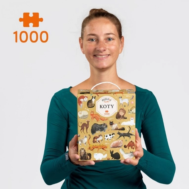 Puzzle Puzzlove Mačky 1000 dielikov