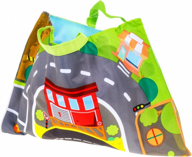 Hracia podložka, ktorá sa zmení na tašku