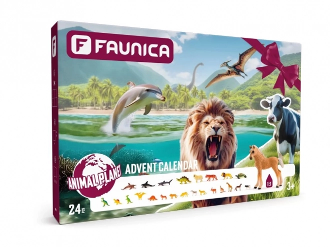 Adventný kalendár 24 kusov Faunica Animal Planet