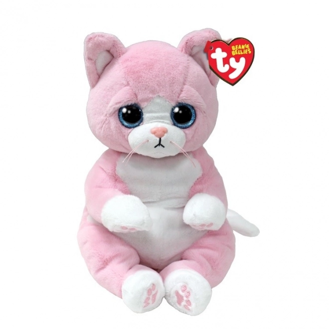Ružová mačka Ty Beanie Bellies 24 cm