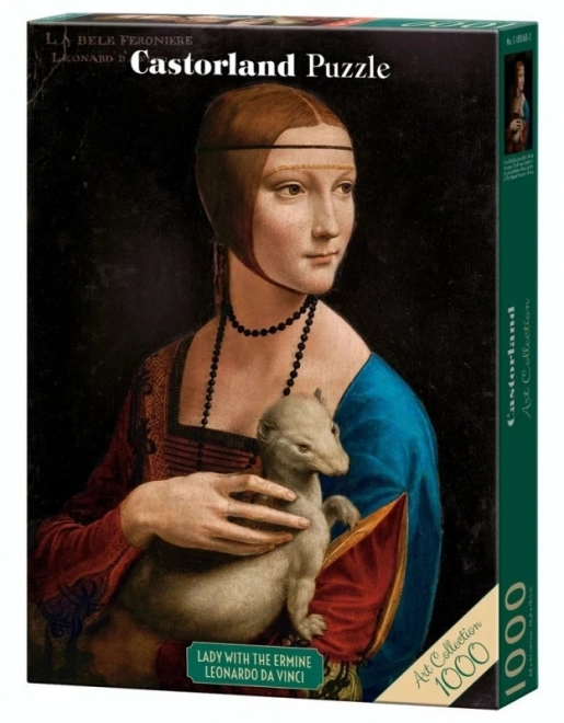 Puzzle 1000 kusov Dáma s lasičkou od Leonardo da Vinci