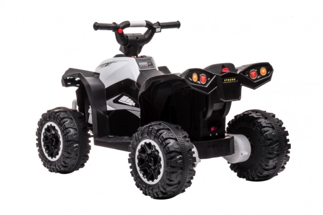 Biely akumulátorový quad