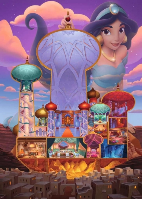 Puzzle Disney Hrad Kolekcia: Jasmína 1000 Dielikov