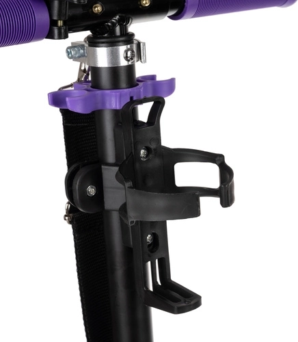 Skladacia mestská kolobežka pre deti s veľkými kolesami (200 mm) – fialová