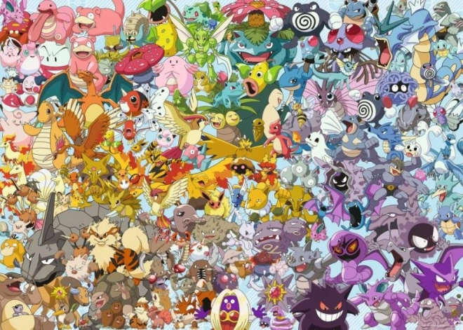 Pokémon Puzzle Výzva 1000 Dielikov