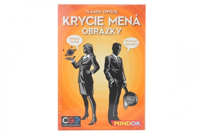 Krycie mená obrázky hra