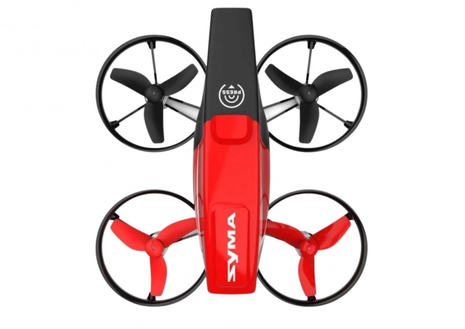 Zábavný dron na diaľkové ovládanie SYMA X26 červeno-čierny