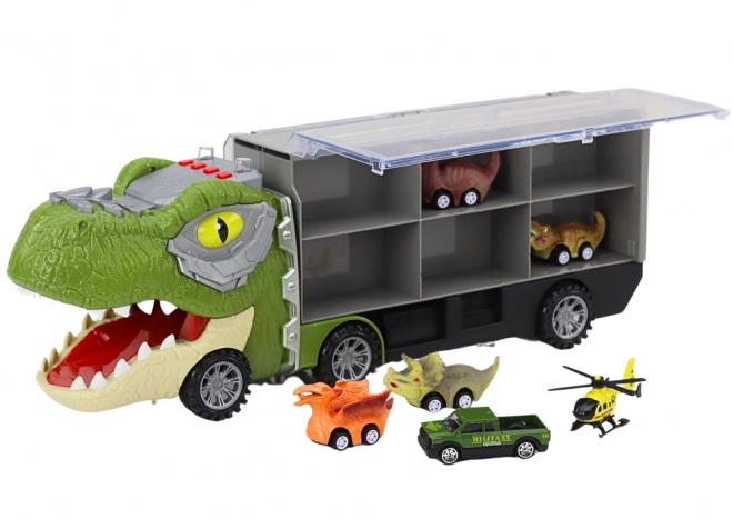 Prepravný nákladiak Dinosaur so svetlami a zvukmi