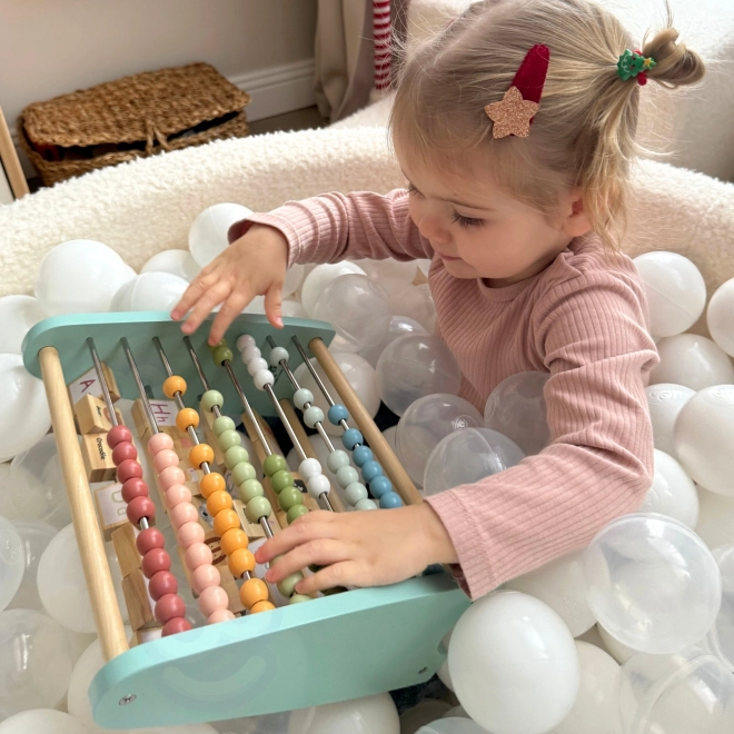 Drevené vzdelávacie počítadlo a abeceda Tooky Toy