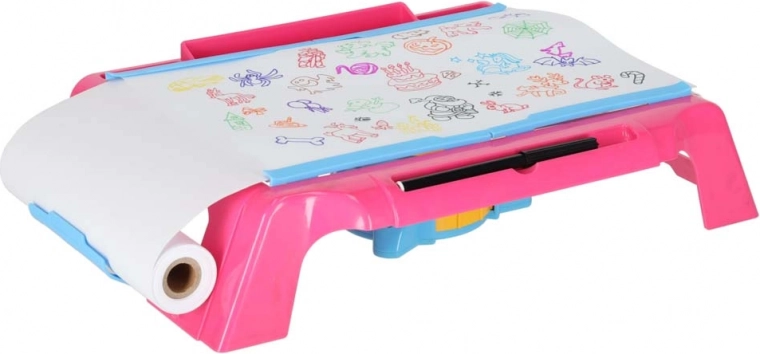 Neprerušované kreslenie s papierovou rolkou