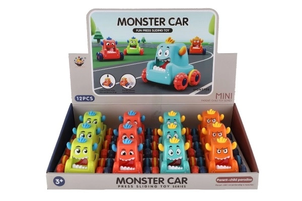 Monster auto so stlačiteľnou hlavou