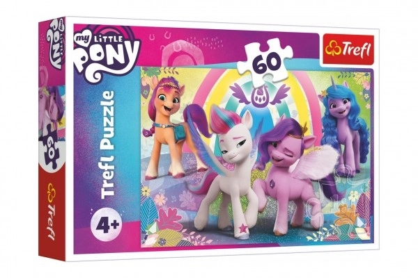 Trefl puzzle My Little Pony: Roztomilí poníci 60 dielikov