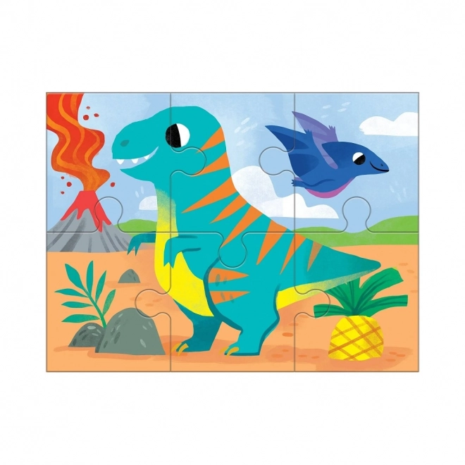 Mudpuppy Puzzle Dinosauri Sada 4 v 1