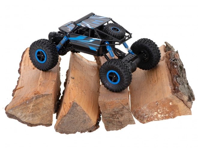 RC Rock Crawler HB z diaľkovým ovládaním 1:18 modrý – Modrá