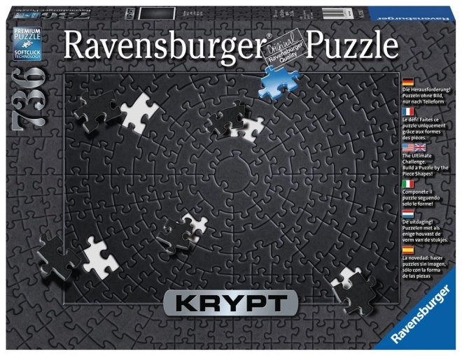 Ravensburger Puzzle Krypt Black 736 dielikov