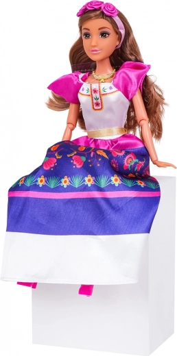 Krásne dlhé vlasy a čelenka