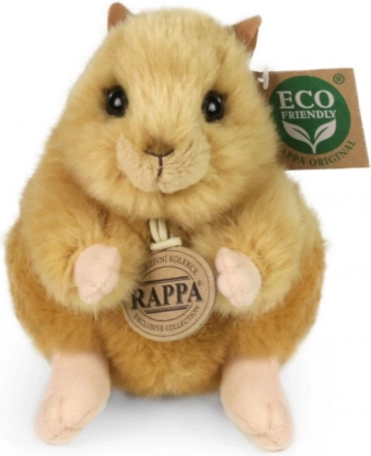 Plyšový zlatý škrečok 16 cm eco‑friendly Rappa