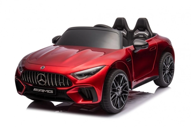 Mercedes AMG SL63 červeno lakované auto na baterky