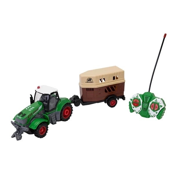 Traktor s prívesom pre kone R/C