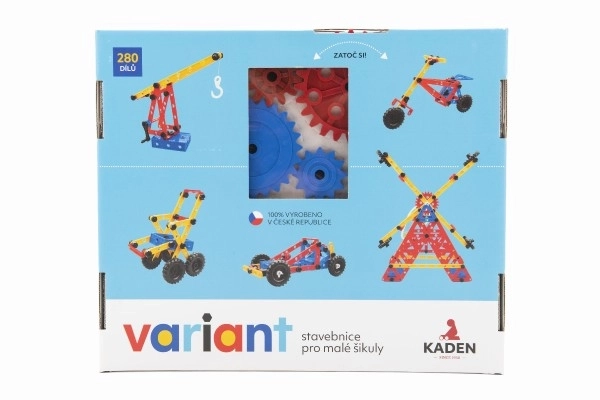 Variant plastovej stavebnice 280ks v krabici 33x28x8cm