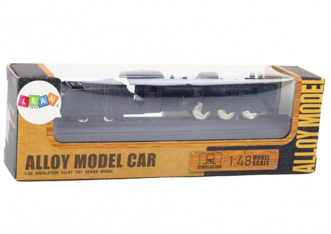 Kolekcionársky model vlaku lokomotívy 1:48 kovový čierny