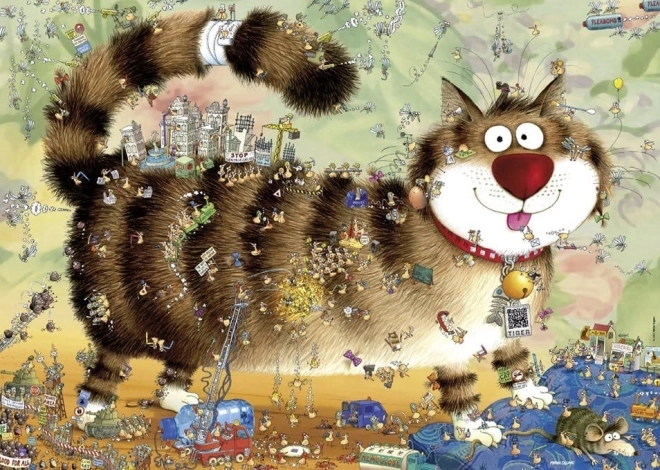 Heye puzzle Mačací život 1000 dielikov