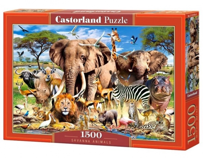 Puzzle Zviera Savany 1500 Dielikov