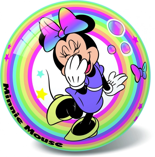 Lopta Disney Minnie dúha 14 cm