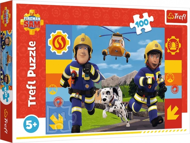 Puzzle 100 dielikov – vždy nápomocný HASIČ SAM TREFL