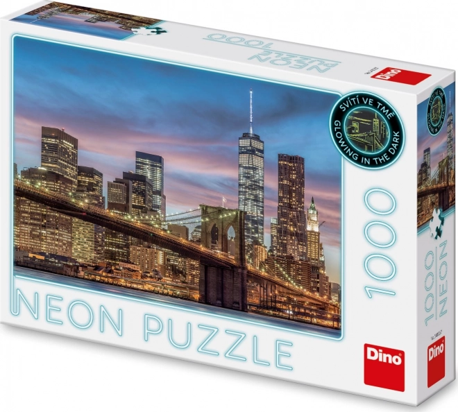 Puzzle New York 1000 dielikov neon