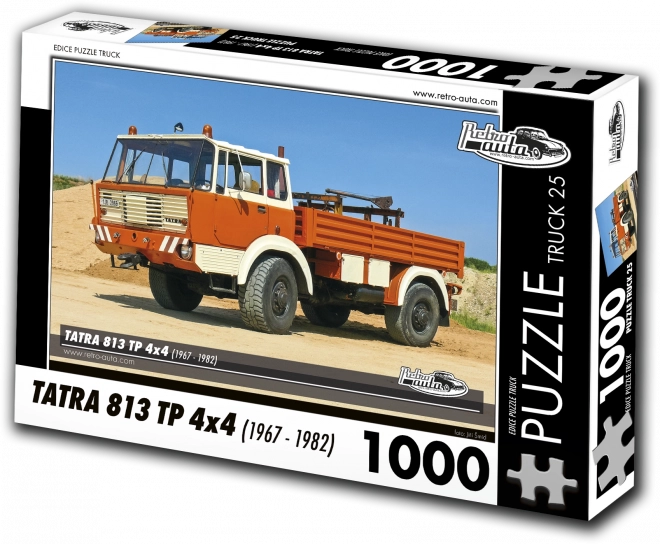 Retro autá puzzle Tatra 813 TP 4x4 zberateľská edícia