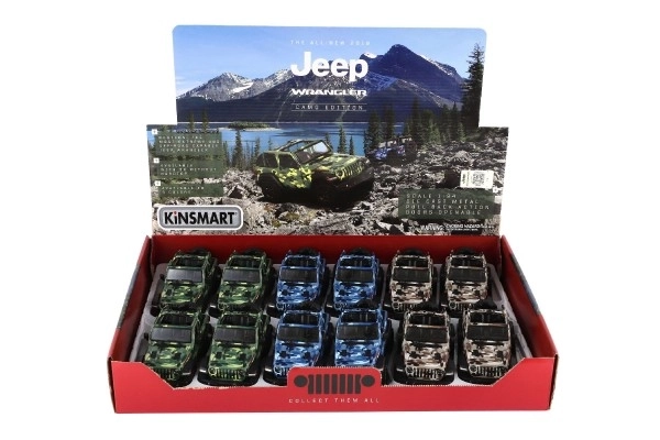 Auto Kinsmart Jeep Wrangler Camo Edition