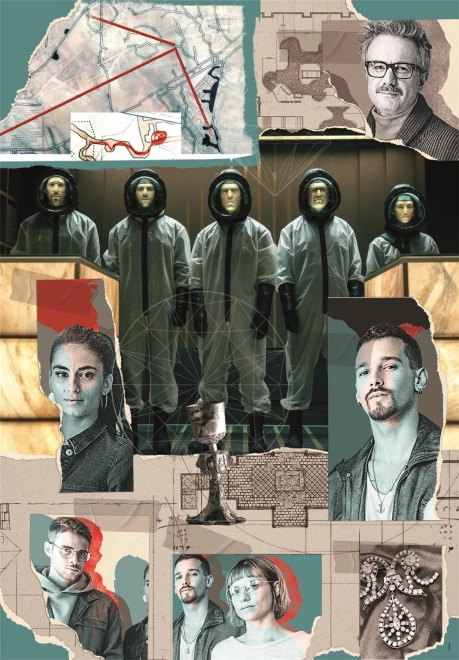 Puzzle La Casa de Papel Berlín: Jdeme do akcie 1000 dielikov