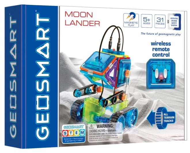 Magnetická súprava GeoSmart Moon Lander - 31 kusov