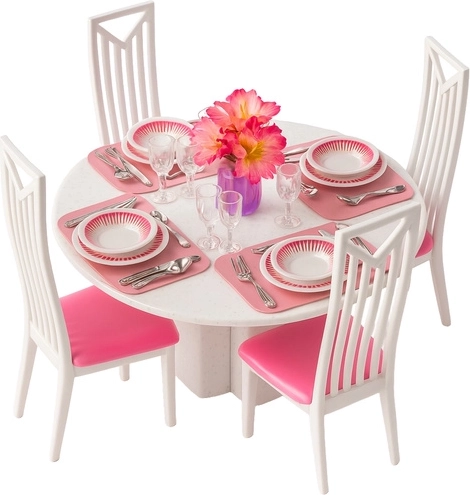 Kompletná jedáleň pre 4 bábiky